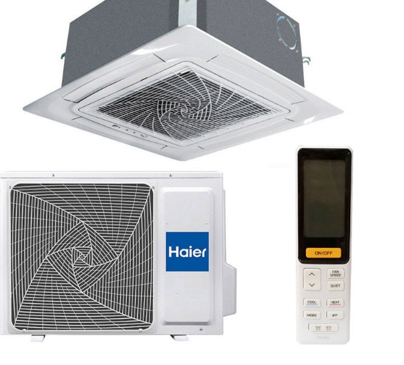 více o produktu - Haier HBU-140S2N/R3(DB), CAC kazetový set kruhový, R32
